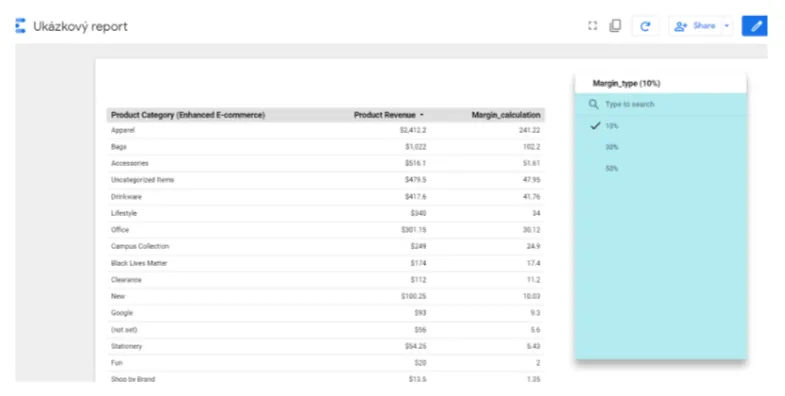 Sample report: new features in Looker Studio