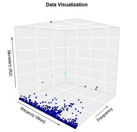 RFM analysis: data visualization