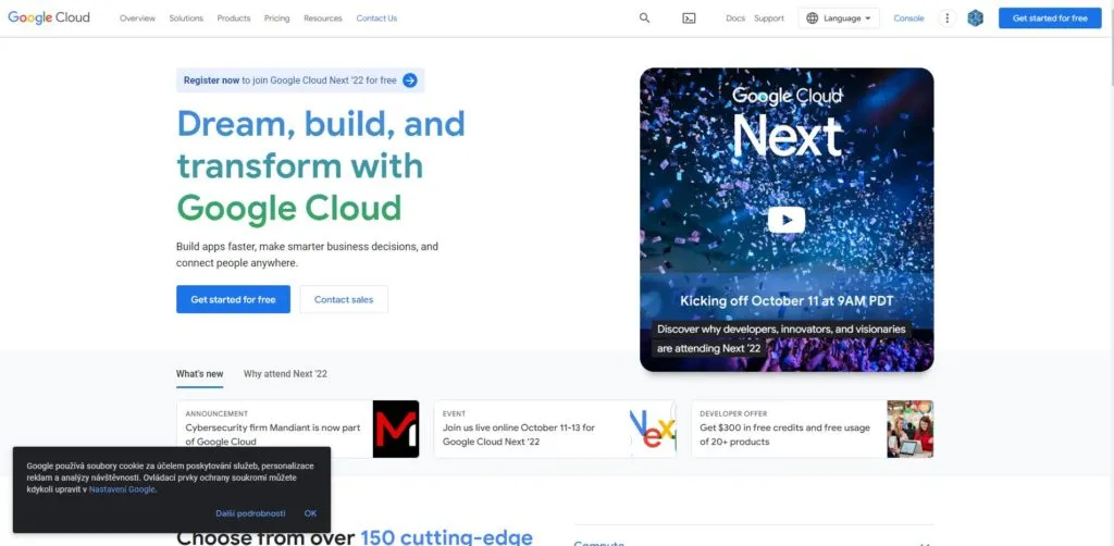 Google Cloud Project: step 1