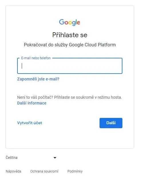 Google Cloud Project: step 2