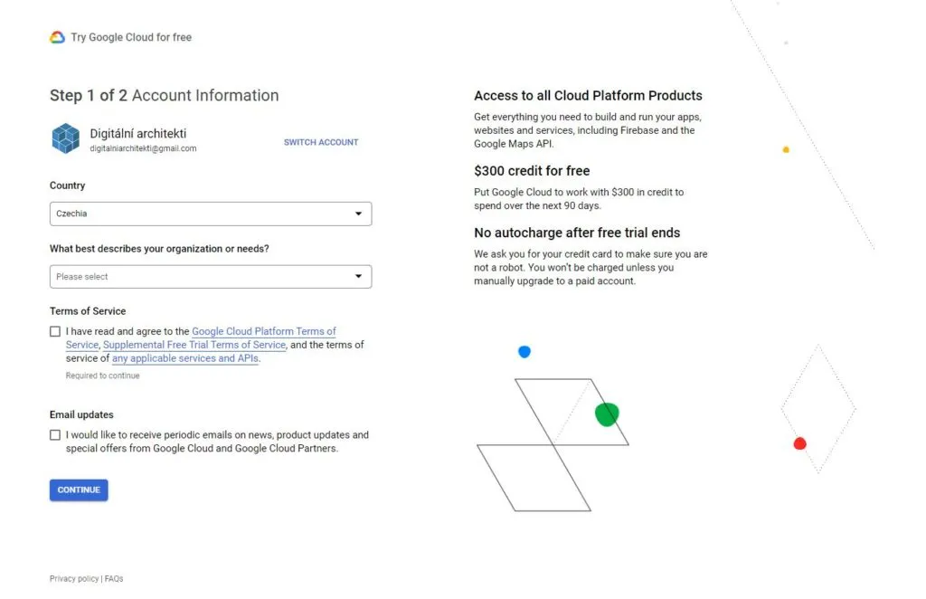 Google Cloud Project: Step 3